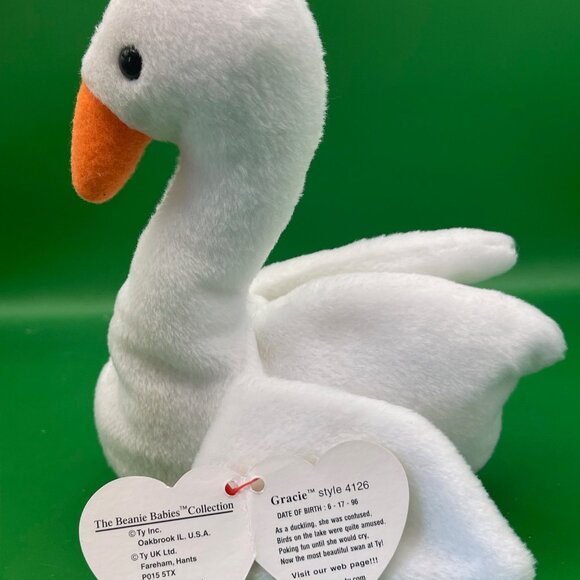 Ty Beanie Baby Bundle Snail Monkey Hippo Koala Beanbag Stuffed Animal Toys 1990s - Picture 3 of 8